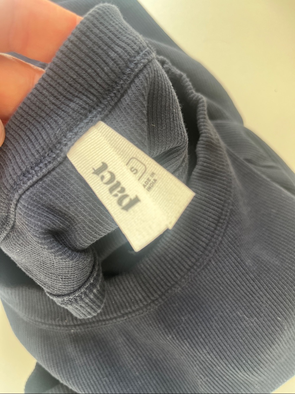 Organic Perfect Rib Tank - Navy - Picture 5 of 6